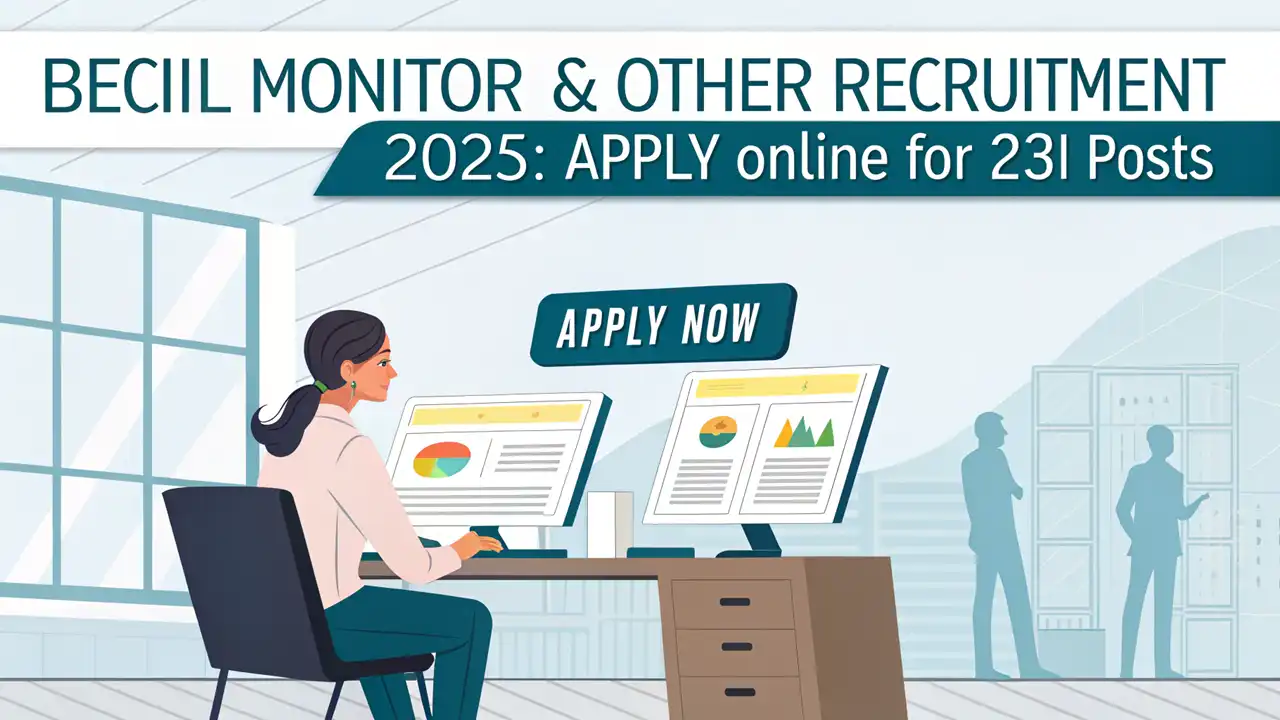BECIL Recruitment Monitor & Other : Job Apply Online