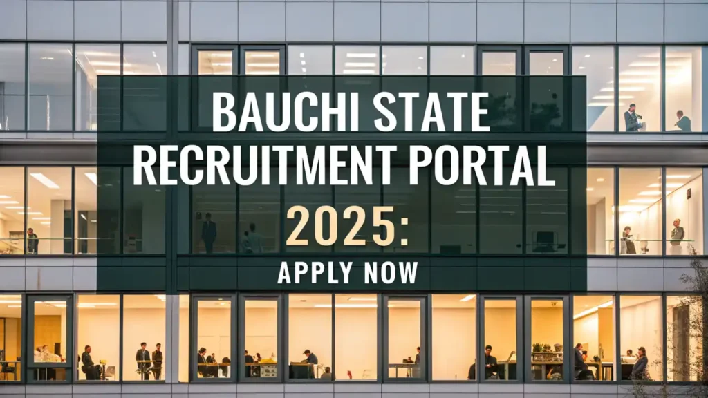 Bauchi State Recruitment Portal 2025: Apply Now