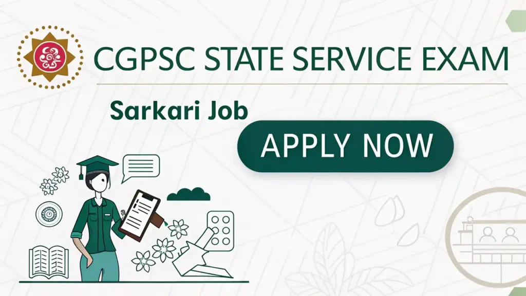 CGPSC State Service Exam 2025 Sarkari Job: Apply Online for 246 Govt Jobs, Notification