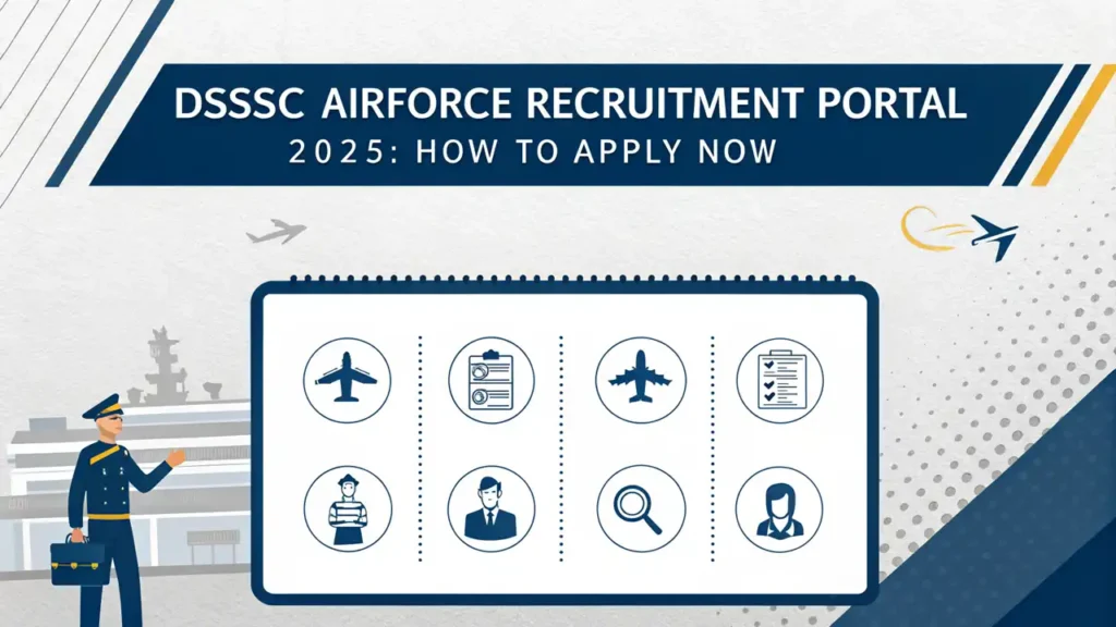 DSSC Airforce Recruitment Portal 2025: How To Apply Now