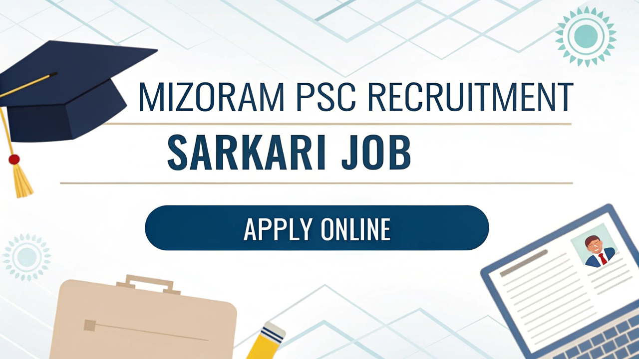 Mizoram PSC Recruitment: Sarkari Job Apply Online