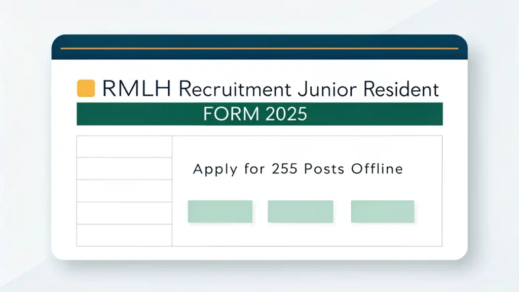 RMLH Recruitment Junior Resident 2025: Overview Table