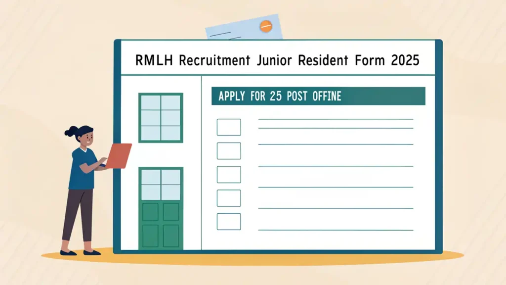 RMLH Recruitment Junior Resident Form: Apply Offline