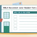 RMLH Recruitment Junior Resident Form: Apply Offline