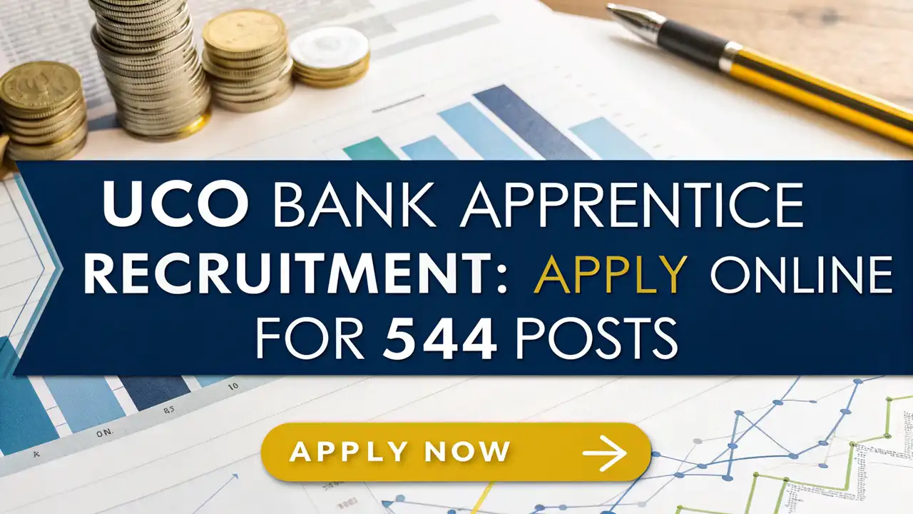 UCO Bank Apprentice Recruitment: Apply Online For 544 Posts