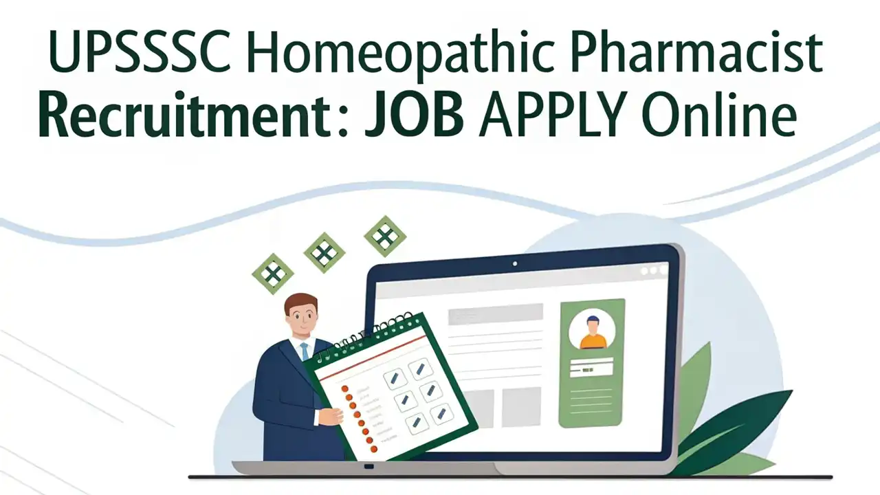 UPSSSC Homeopathic Pharmacist Recruitment: Job Apply Online
