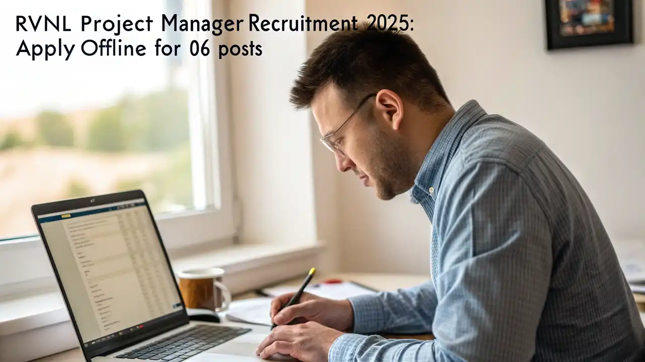 RVNL Project Manager Recruitment 2025: Apply Offline For 06 Posts