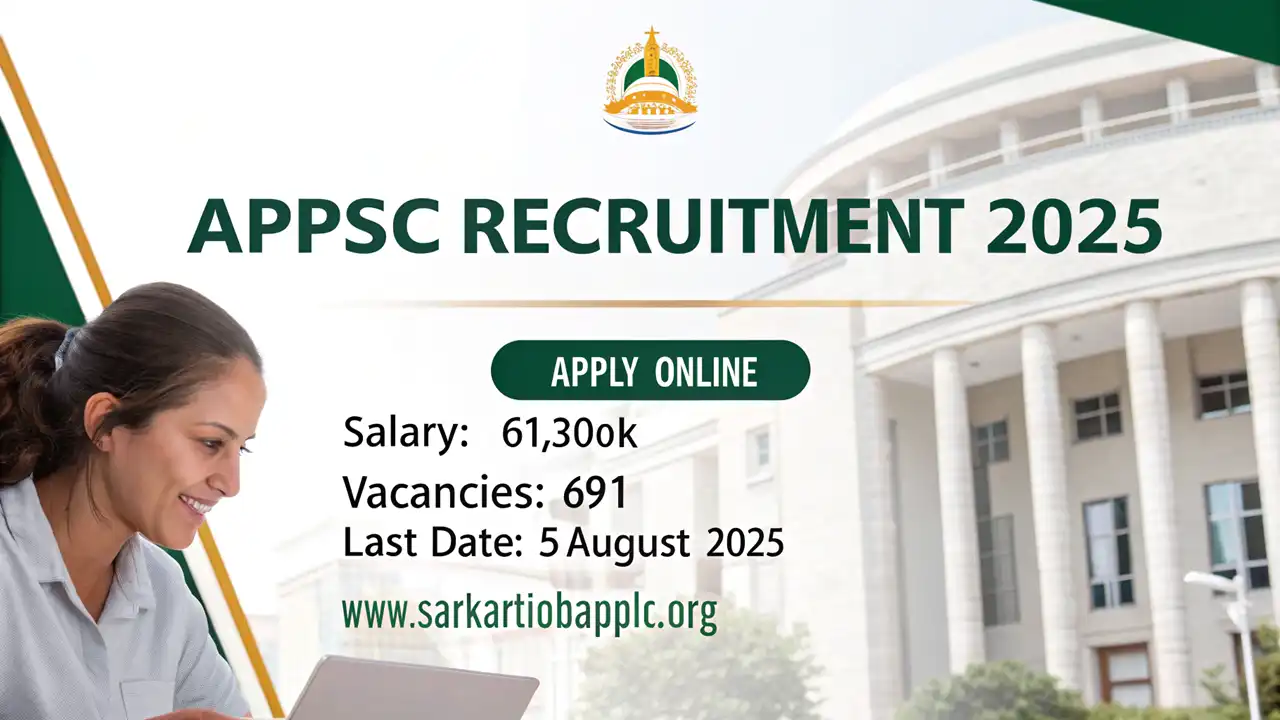APPSC Recruitment 2025 Apply Online