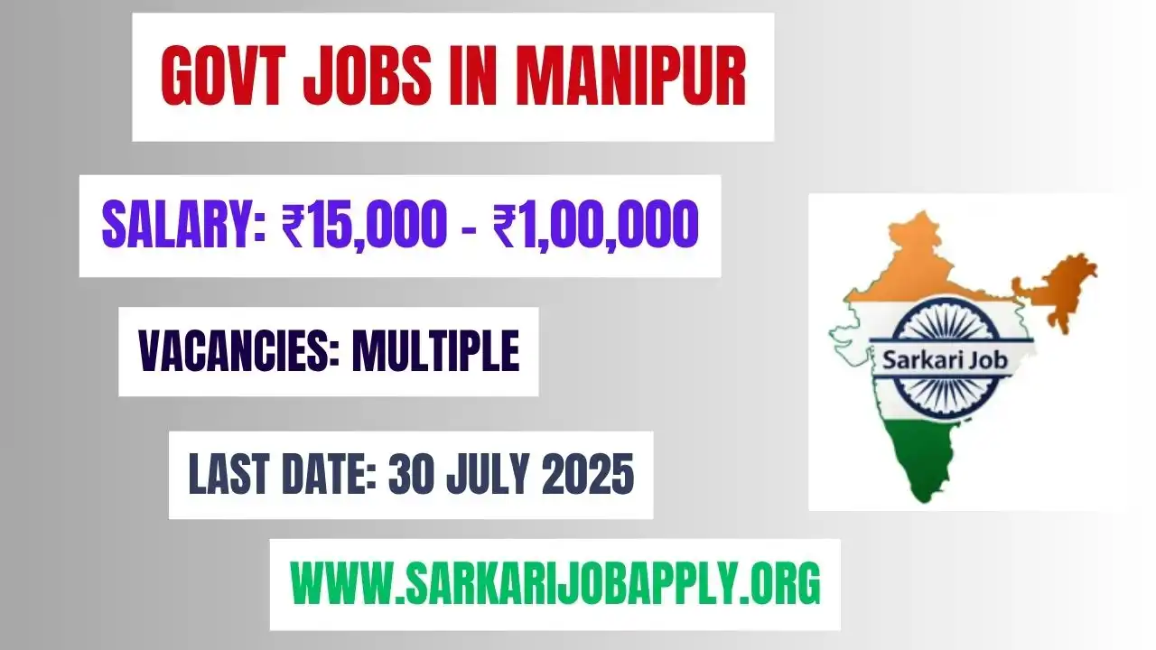Govt Jobs in Manipur Latest Vacancies