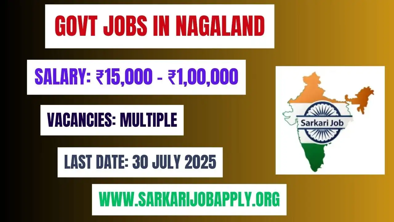 Govt Jobs in Nagaland Latest Vacancies