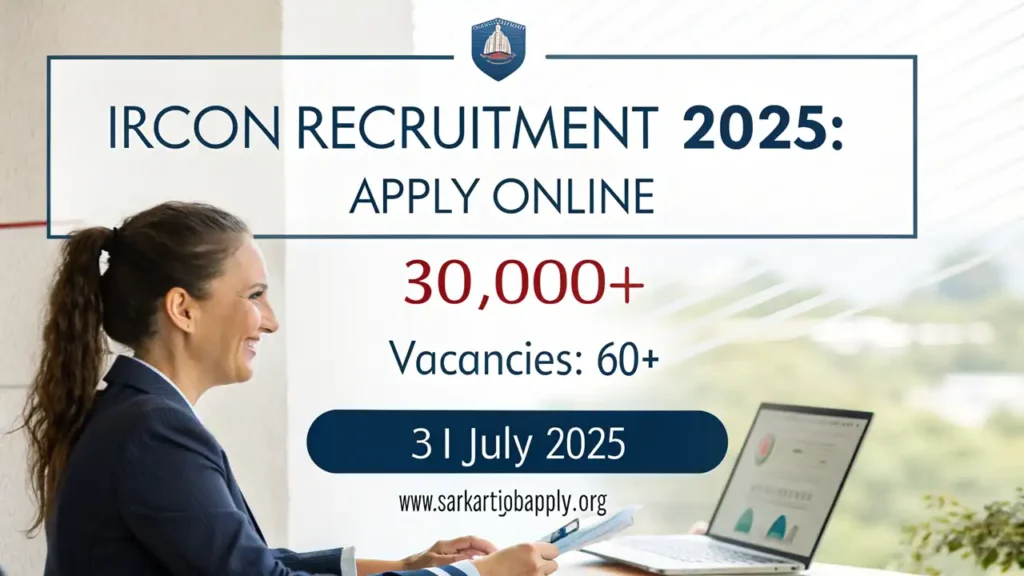IRCON Recruitment 2025 Apply Online
