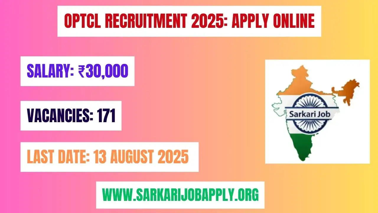 OPTCL Recruitment 2025 Apply Online