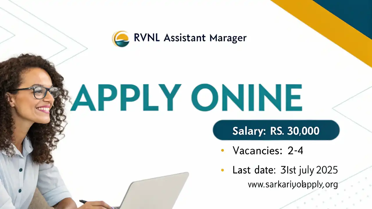 RVNL Assistant Manager Recruitment 2025 Apply Online