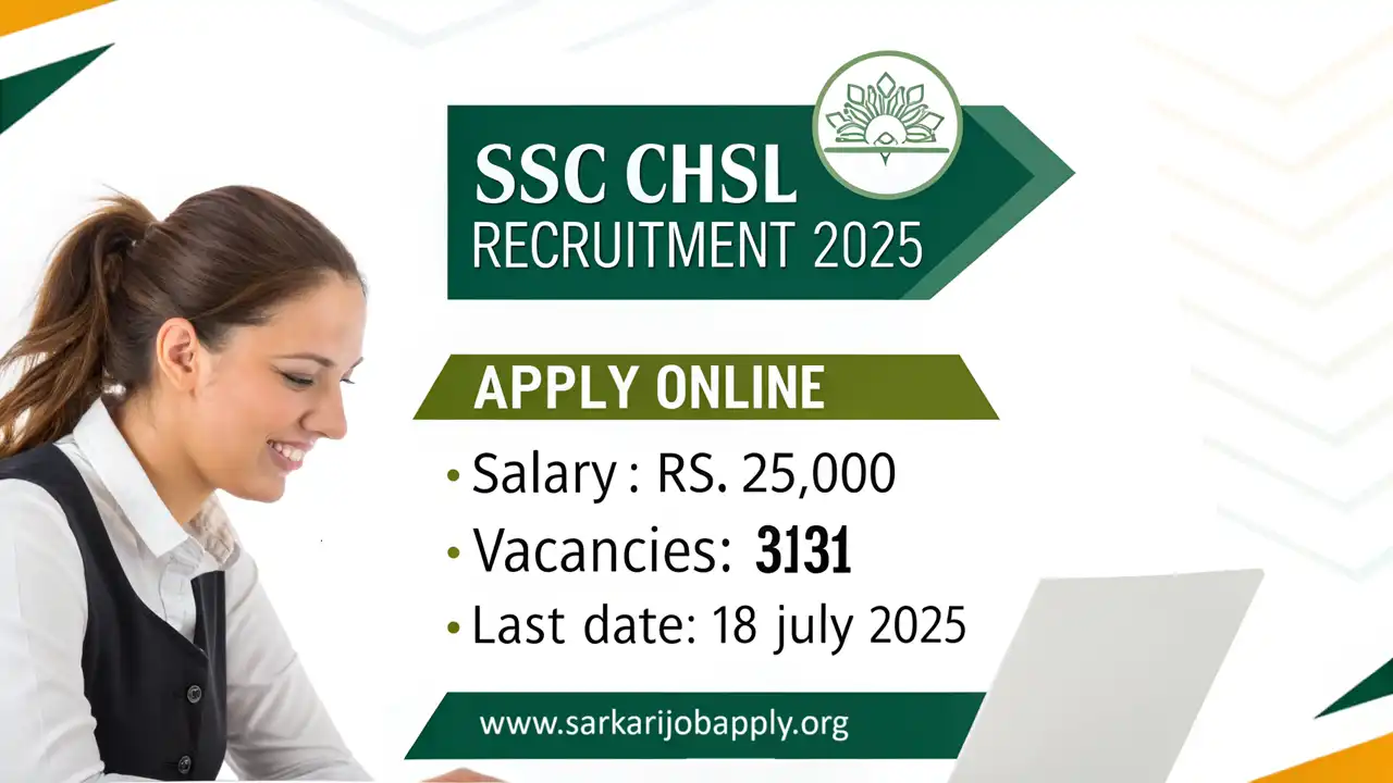 SSC CHSL Recruitment 2025 Apply Online