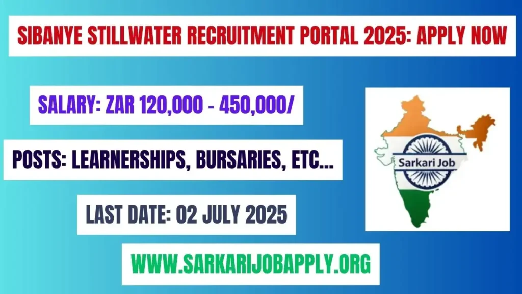 Sibanye Stillwater Recruitment Portal 2025 Apply Now