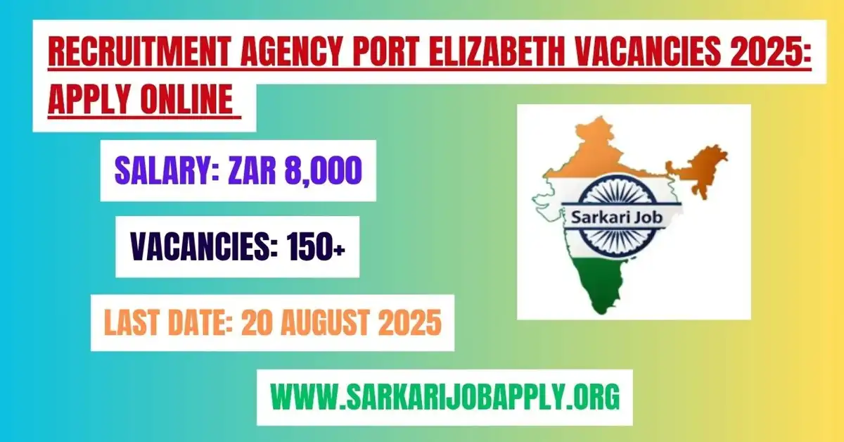 Recruitment Agency Port Elizabeth Vacancies 2025 Apply Online 
