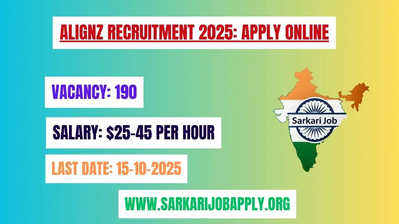 Alignz Recruitment 2025 Apply Online