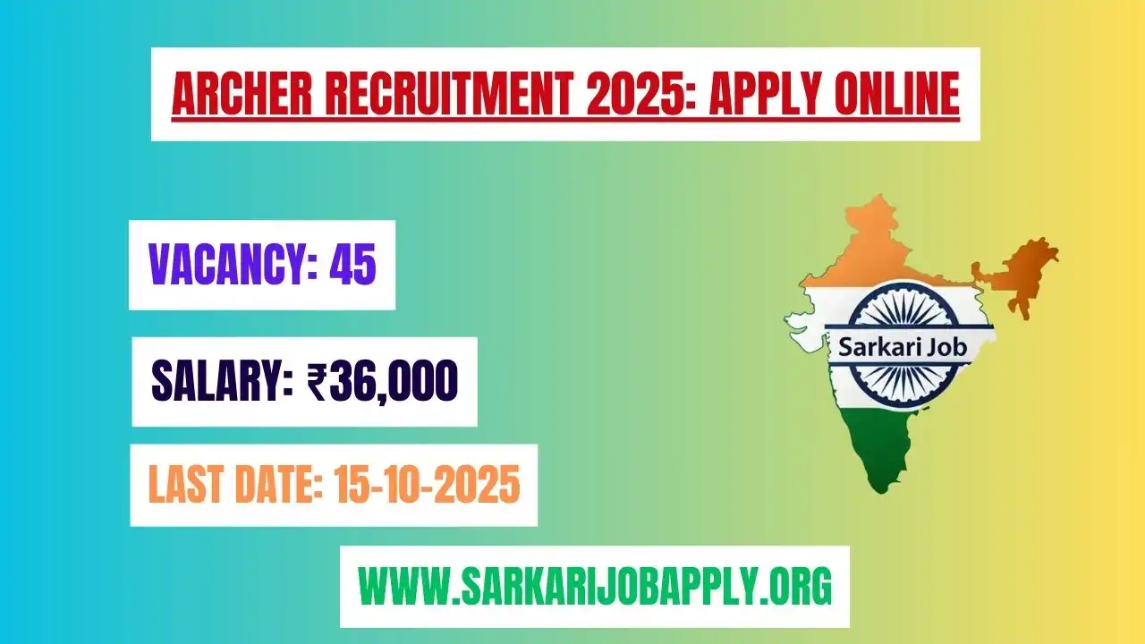Archer Recruitment 2025 Apply Online