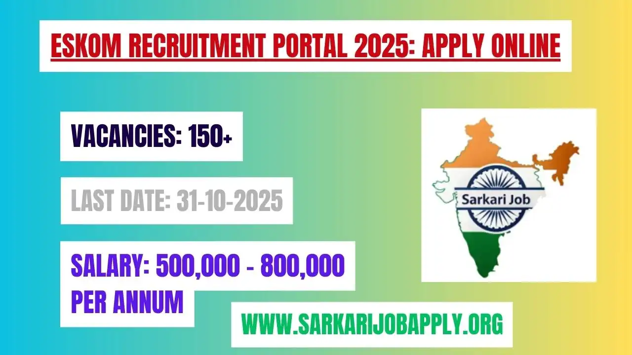 Eskom Recruitment Portal 2025 Apply Online