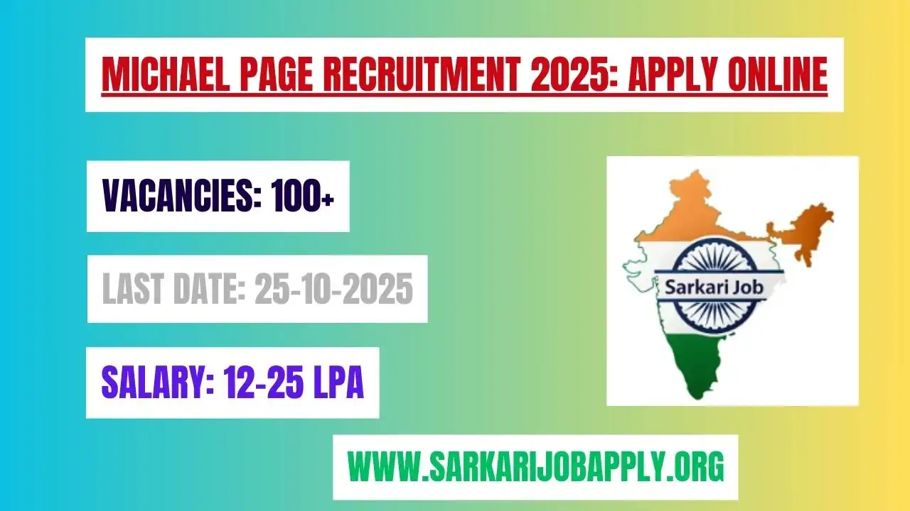 Michael Page Recruitment 2025 Apply Online
