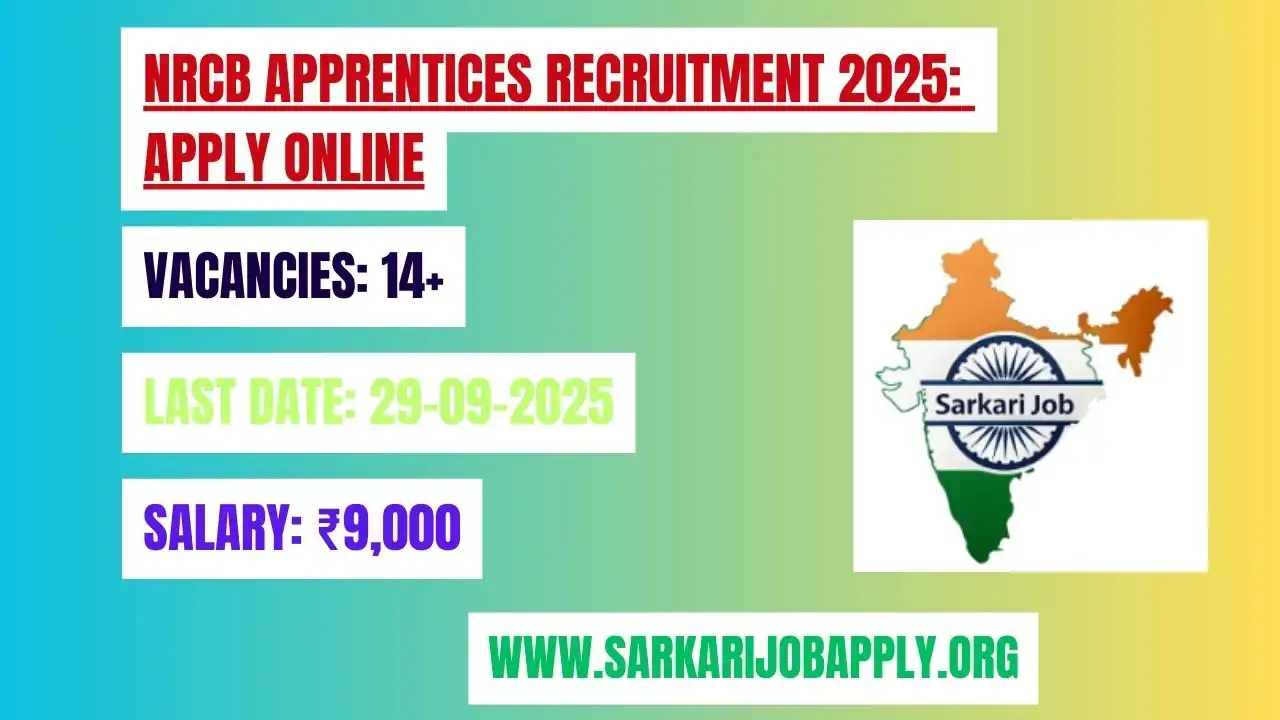 NRCB Apprentices Recruitment 2025 Apply Online