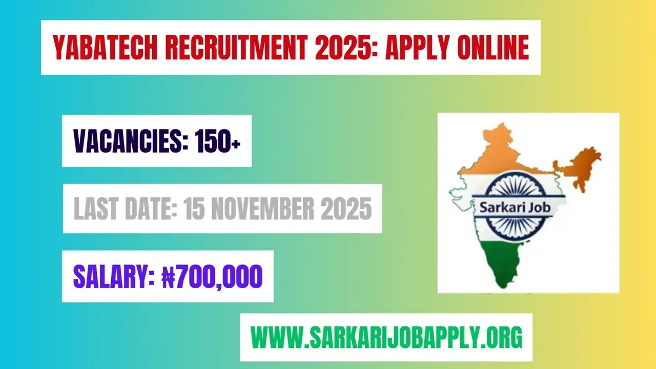 Yabatech Recruitment 2025: Apply Online