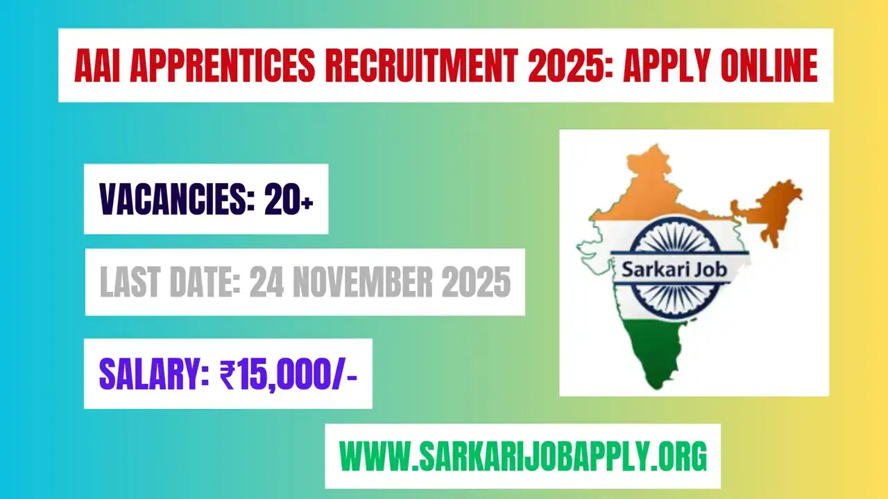 AAI Apprentices Recruitment 2025: Apply Online