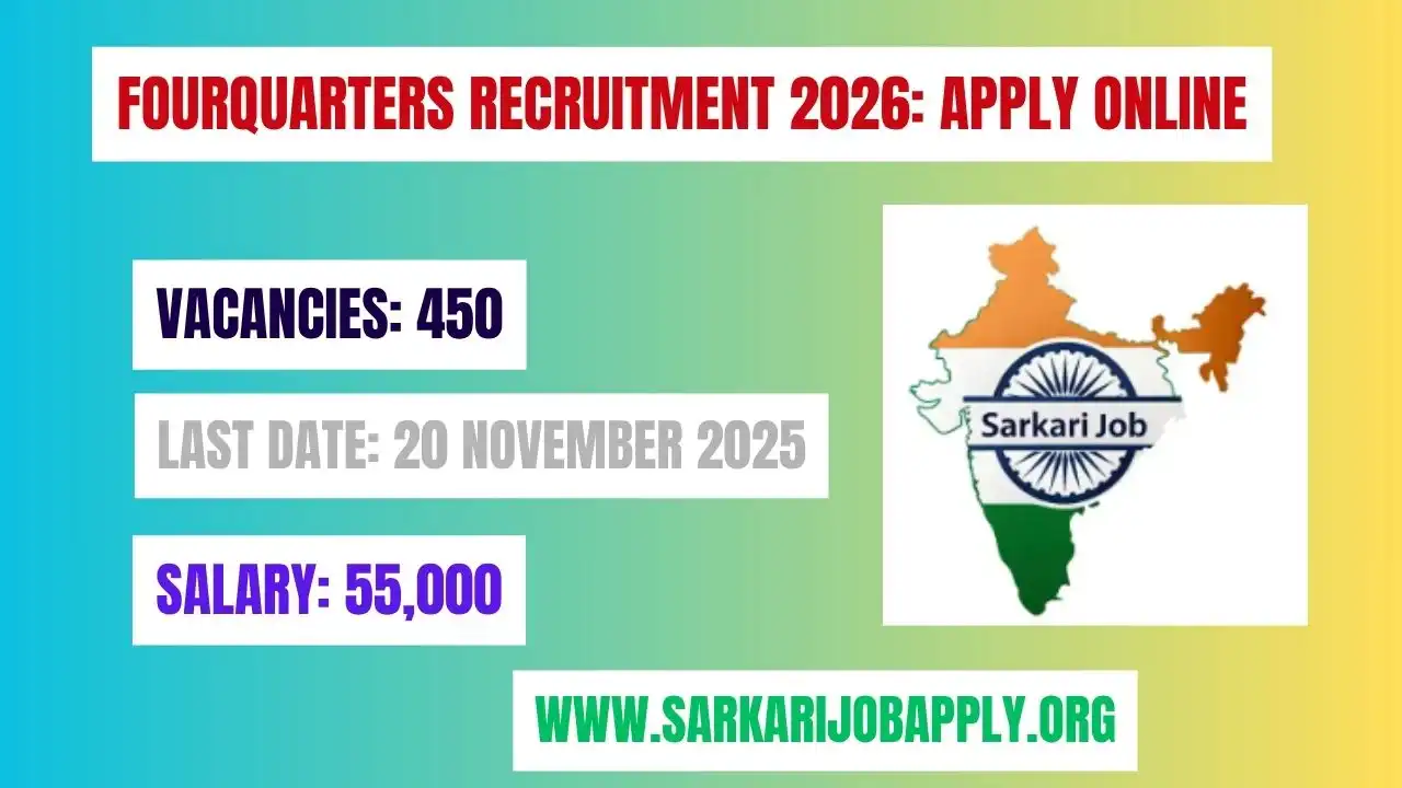 FourQuarters Recruitment 2026 Apply Online