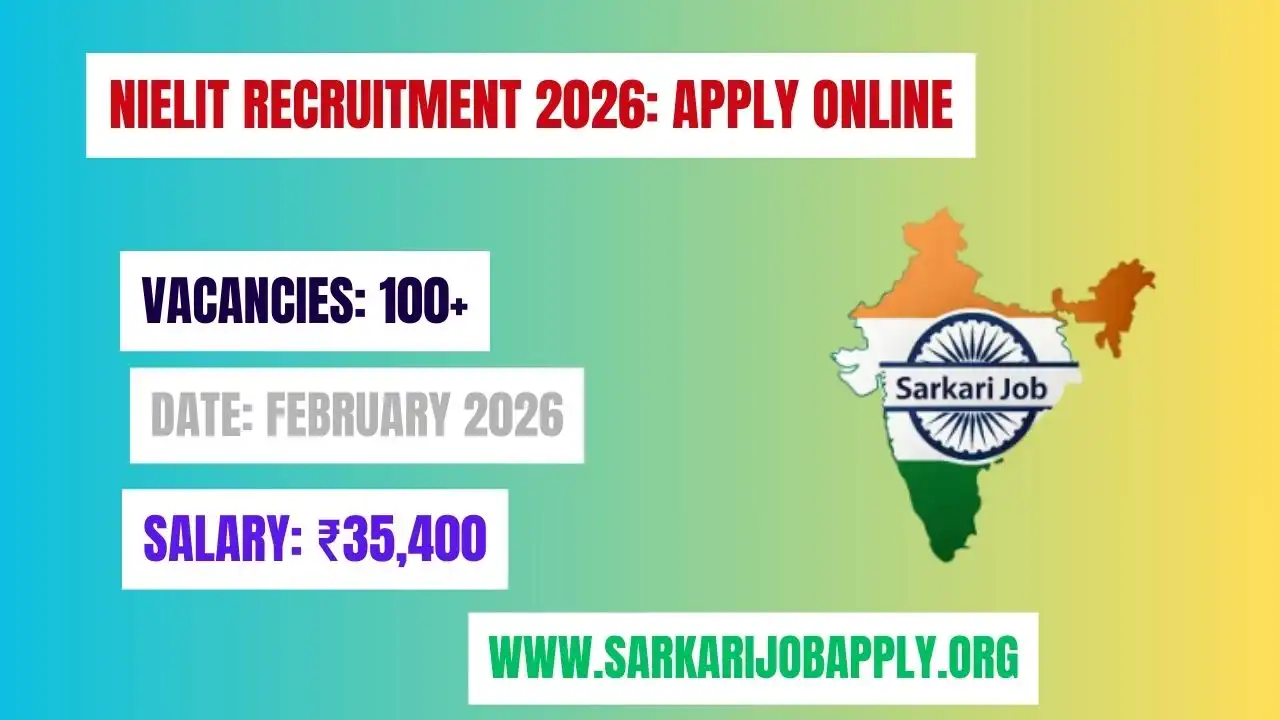 NIELIT Recruitment 2026: Apply Online