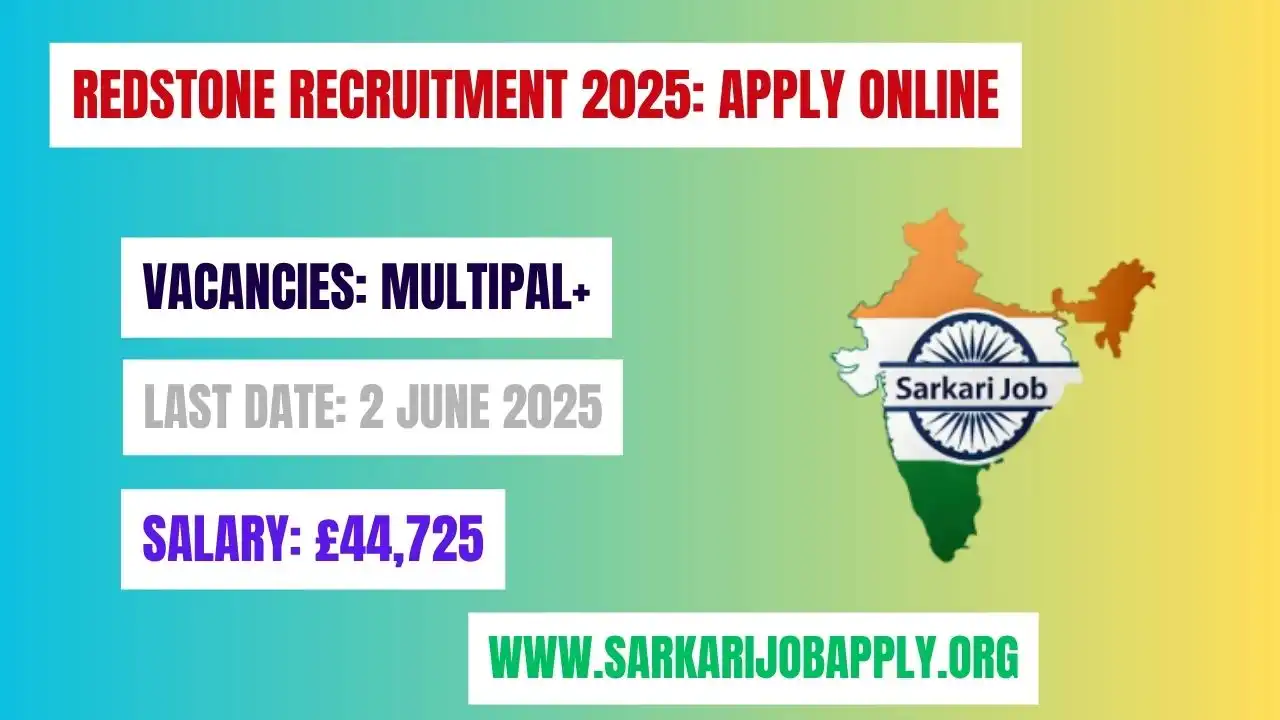 Redstone Recruitment 2025 Apply Online
