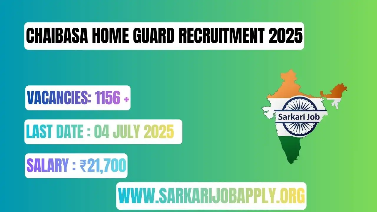 Chaibasa Home Guard Recruitment 2025: Apply Online