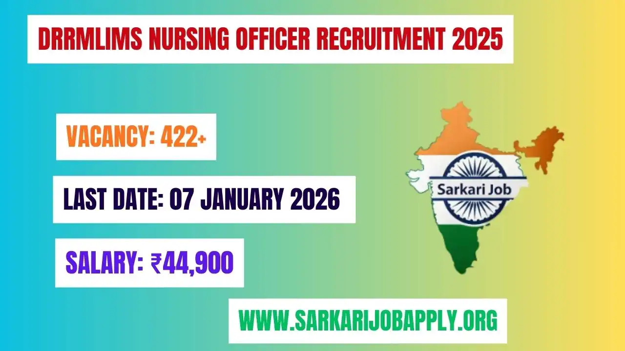 DRRMLIMS Nursing Officer Recruitment 2025: Official Website