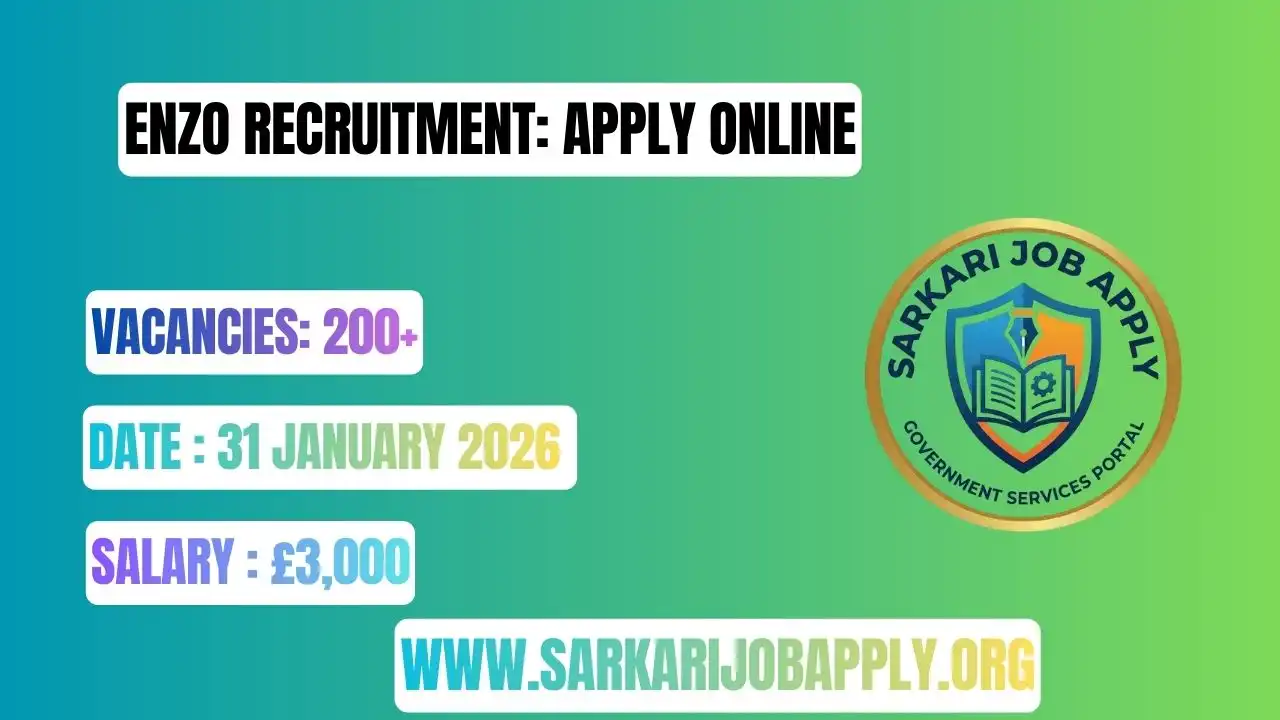 Enzo Recruitment: Apply Online