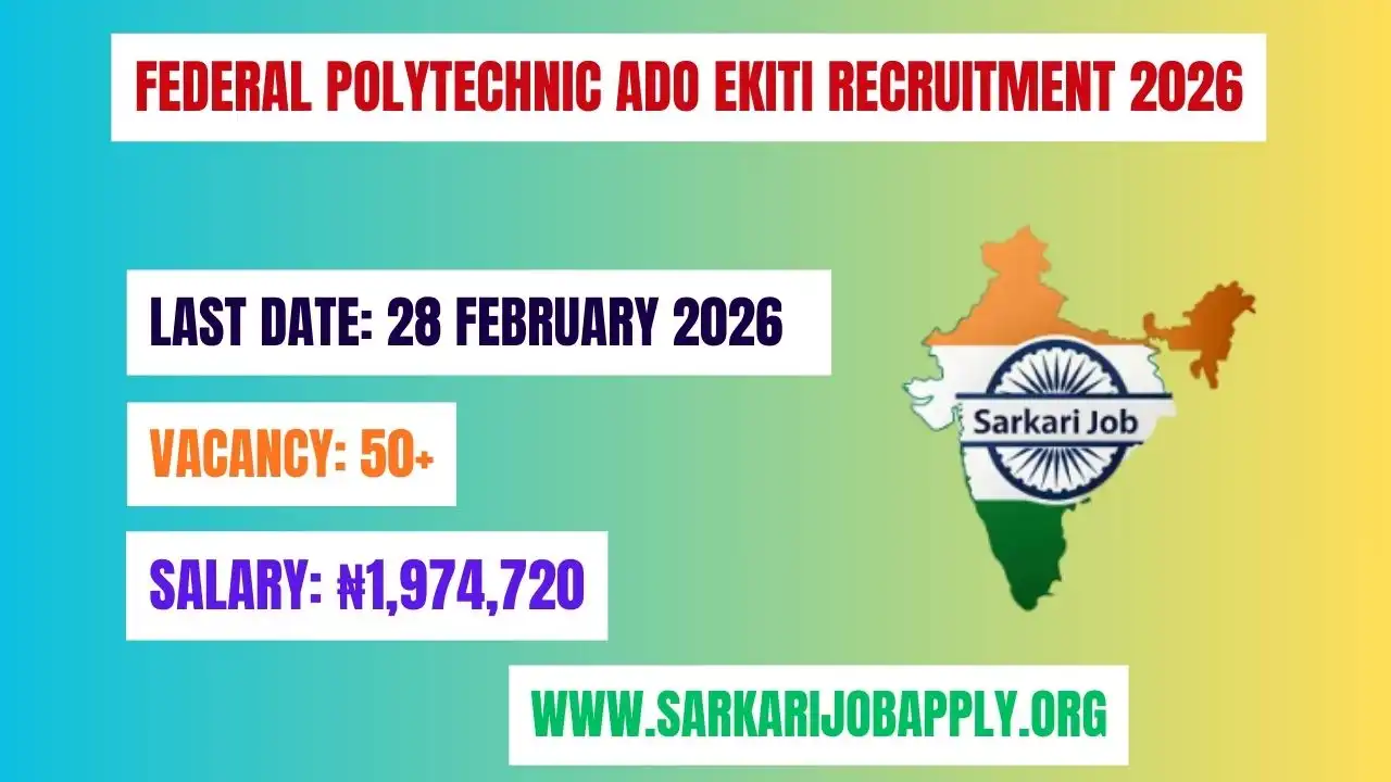 Federal Polytechnic Ado Ekiti Recruitment 2026: Apply Now