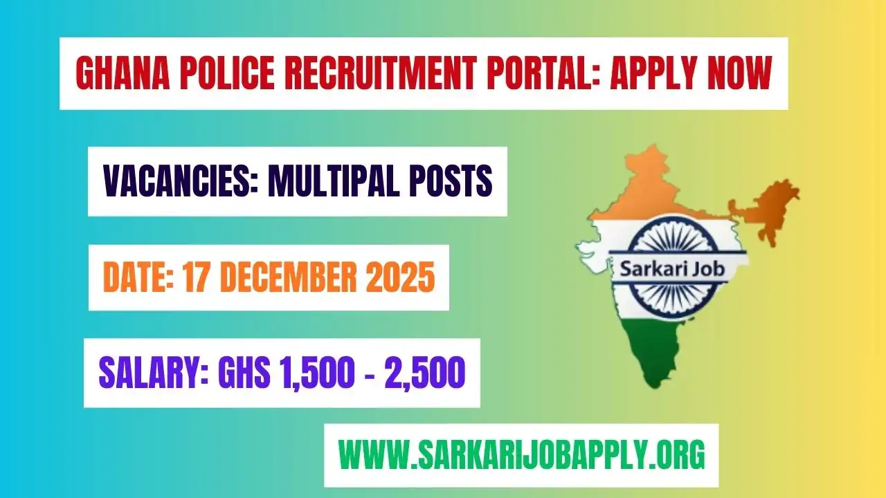 Ghana Police Recruitment Portal: Apply Now
