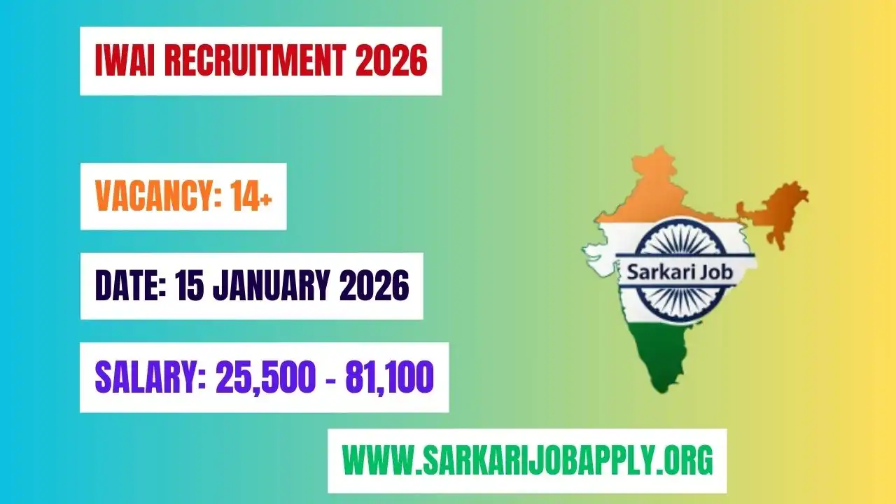 IWAI Recruitment 2026: Apply Online