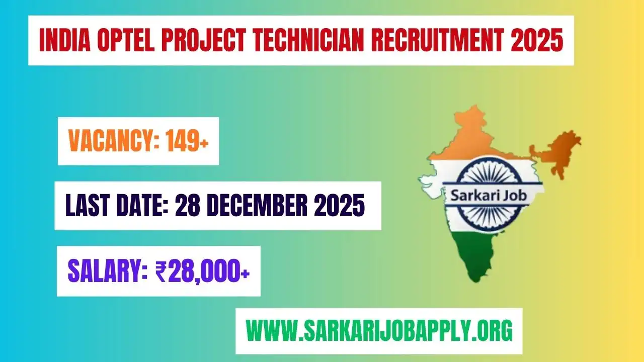 India Optel Project Technician Recruitment 2025: Official Website