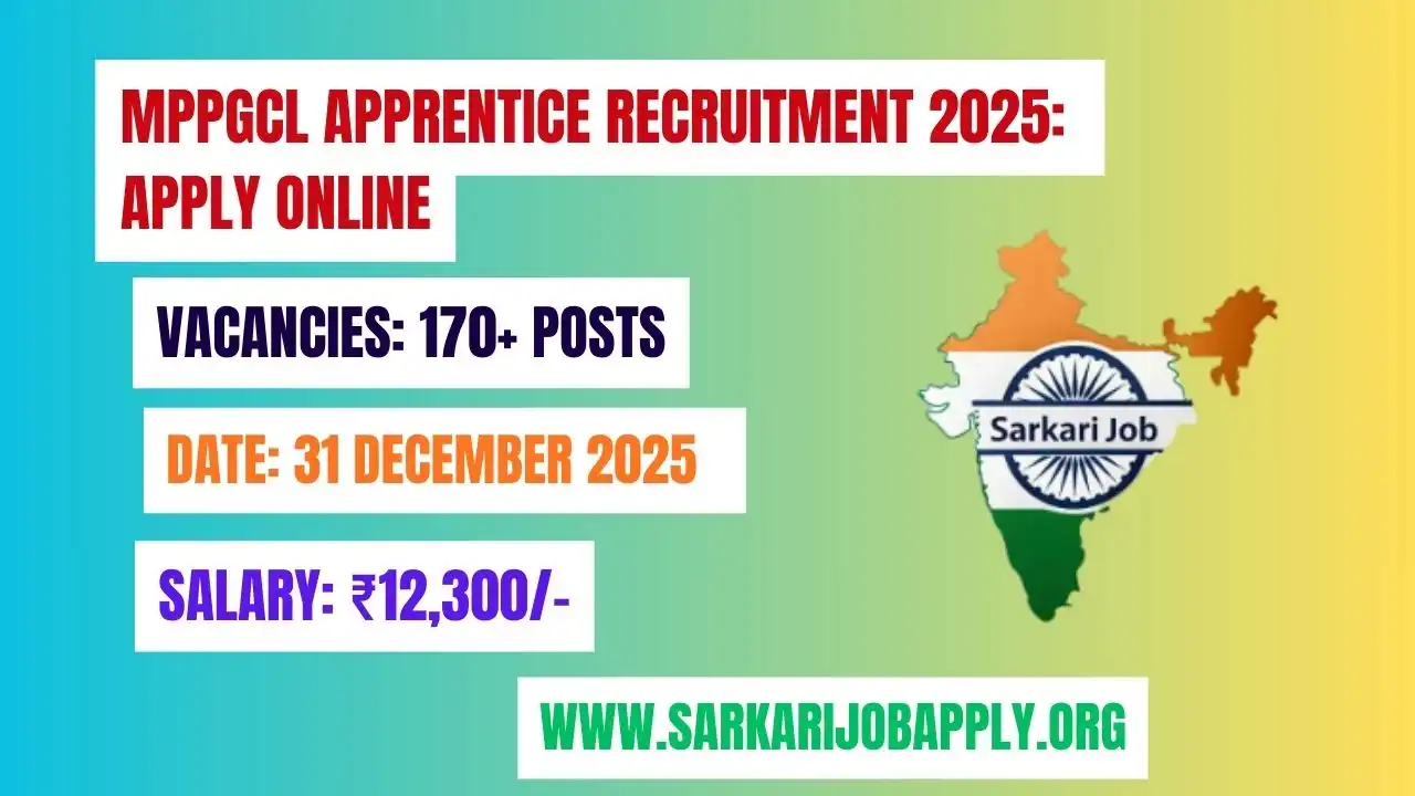 MPPGCL Apprentice Recruitment 2025 Apply Online for 170+ Vacancies