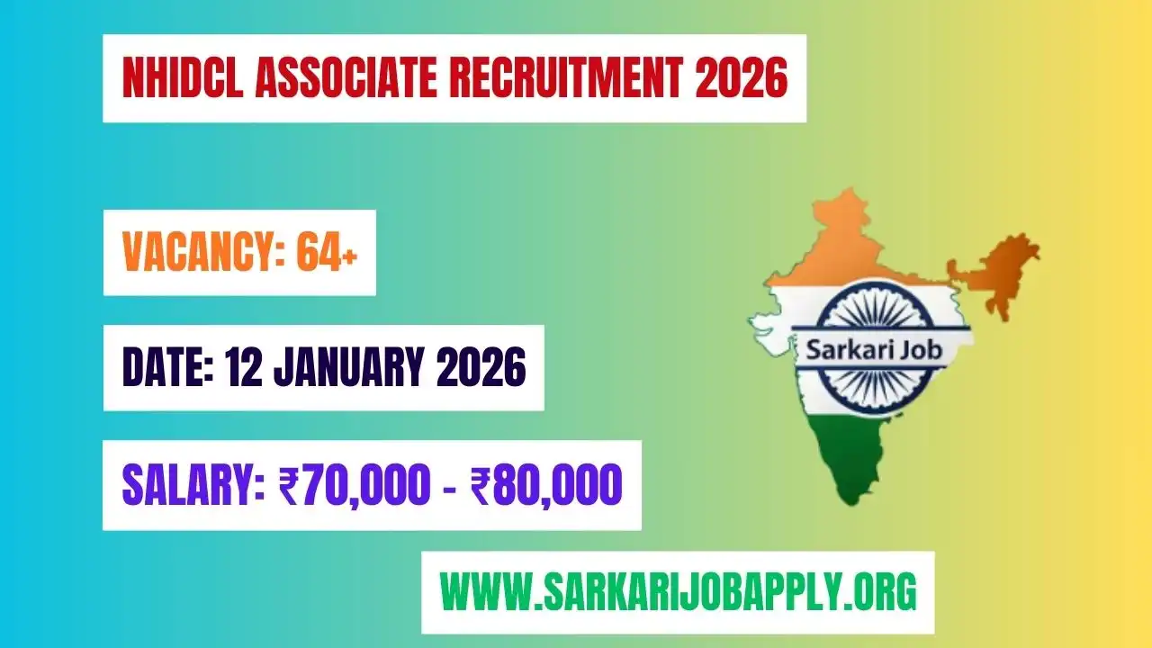 NHIDCL Associate Recruitment 2026: Apply Online