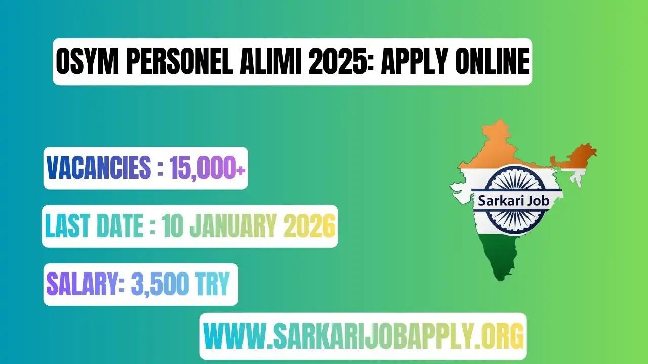 OSYM Personel Alımı 2025: Apply Online