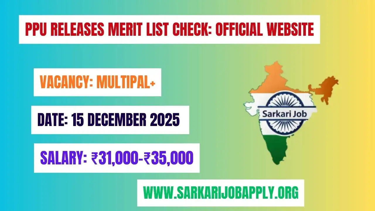 PPU Releases Merit List Check: Official Website