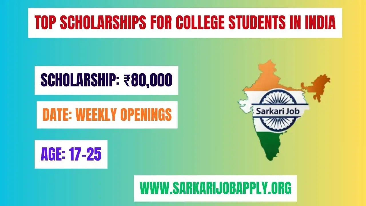 Top Scholarships for College Students in India