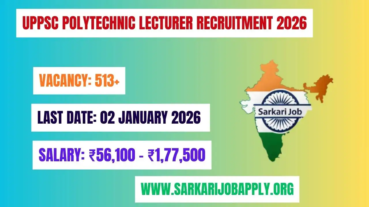 UPPSC Polytechnic Lecturer Recruitment 2026: Official Website