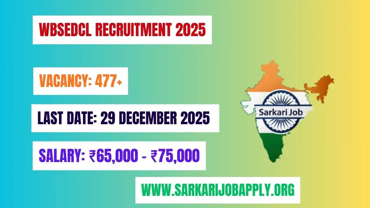 WBSEDCL Recruitment 2025: Official Website