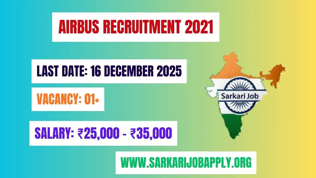 Airbus Recruitment 2021: Apply Online