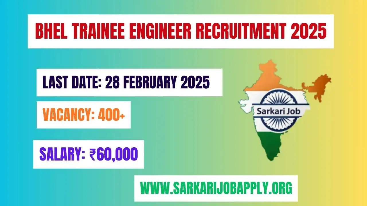 BHEL Trainee Engineer Recruitment 2025: How To Apply