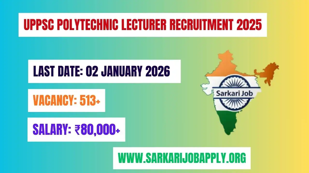 UPPSC Polytechnic Lecturer Recruitment 2025: Apply Now