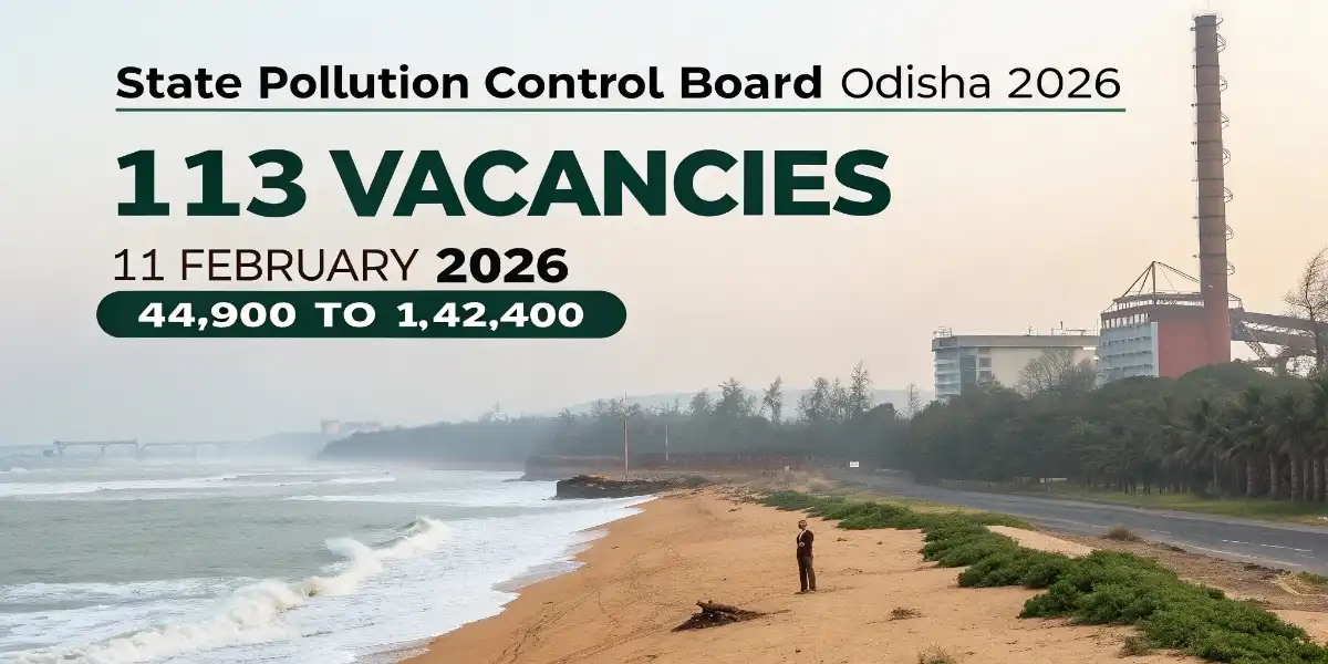 State Pollution Control Board Odisha Recruitment 2026 Apply Online