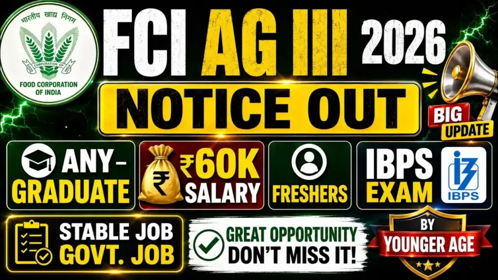 FCI Recruitment 2026